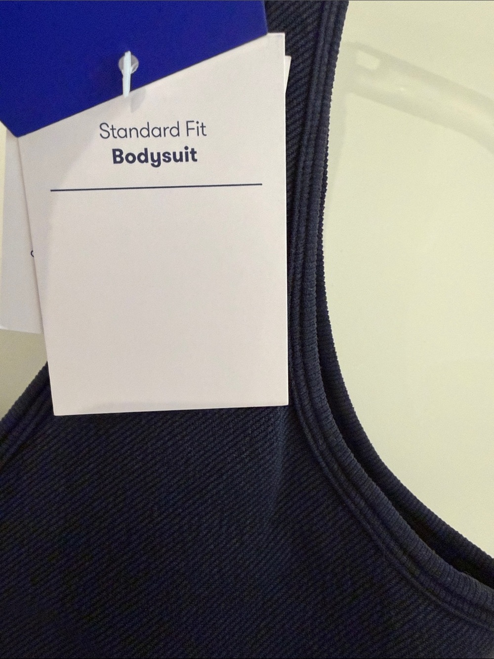 JoyLab Navy Ribbed V‑Neck Sleeveless Romper - Picture 5 of 8